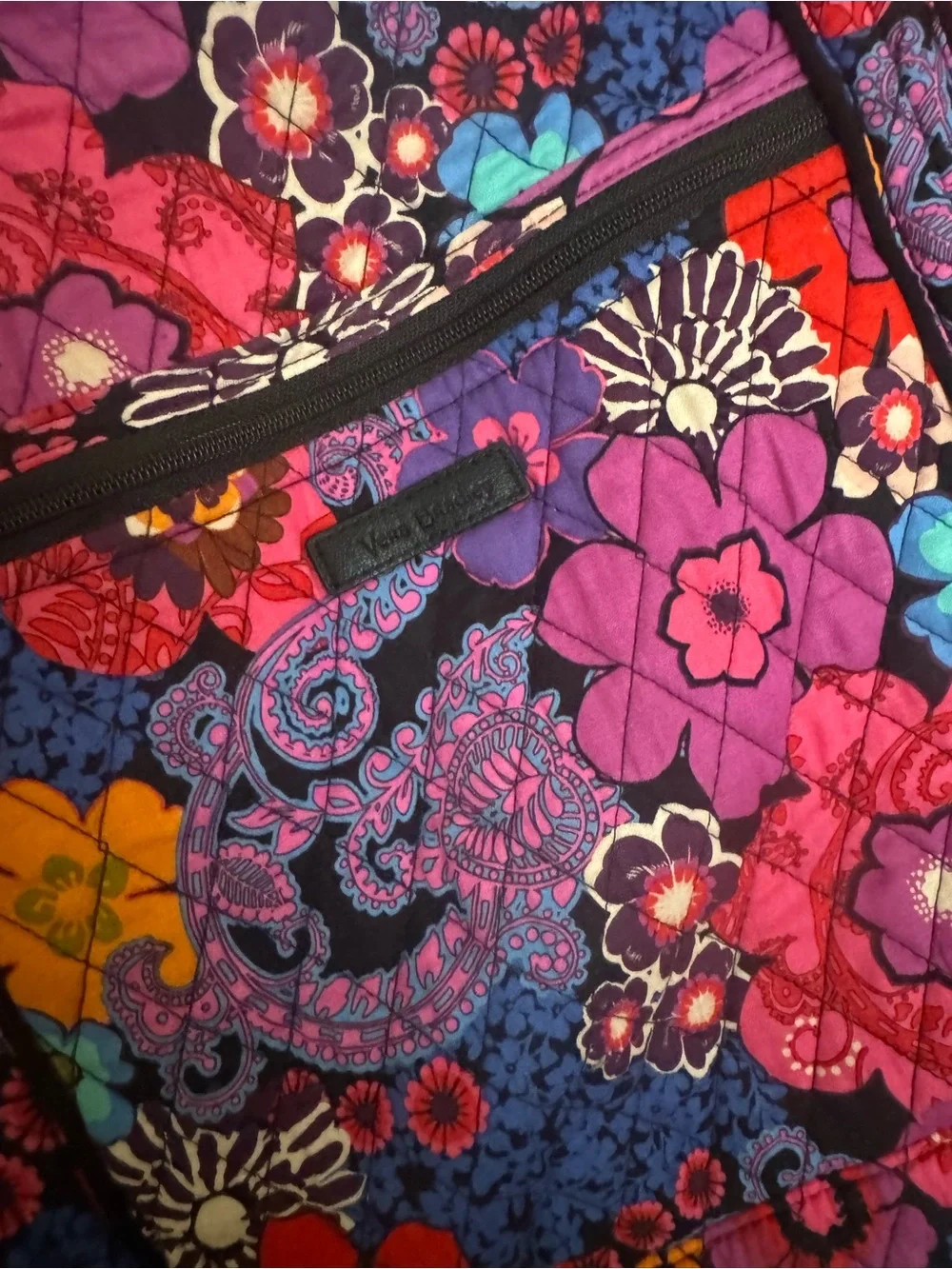 Vera Bradley Quilted Floral Weekender Tote